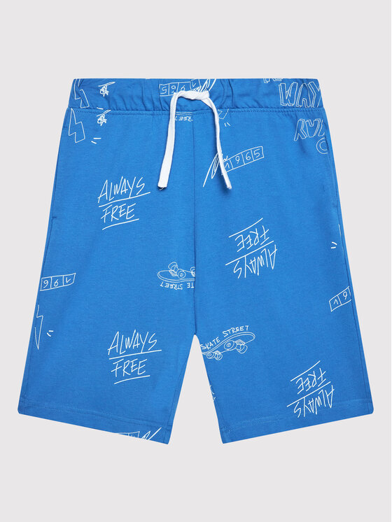 United Colors Of Benetton United Colors Of Benetton Sporta šorti 3OR4C900P Zils Regular Fit