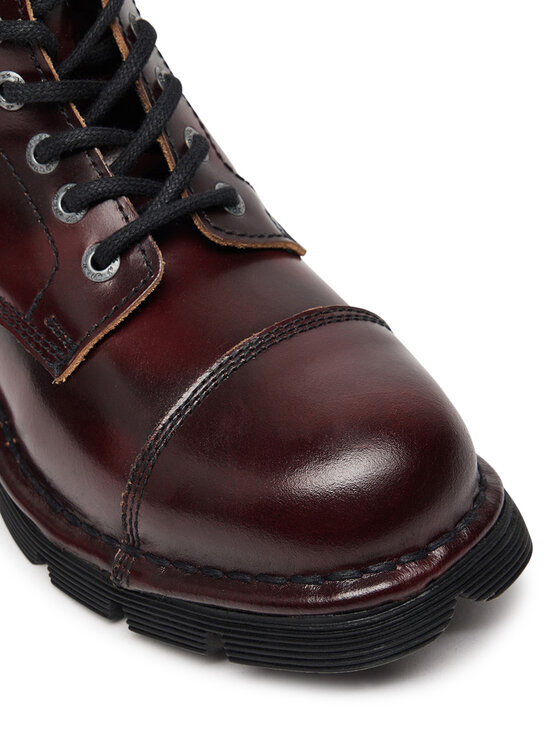NEW ROCK NEW ROCK Schnürstiefel M-MILI083C-S56 Dunkelrot