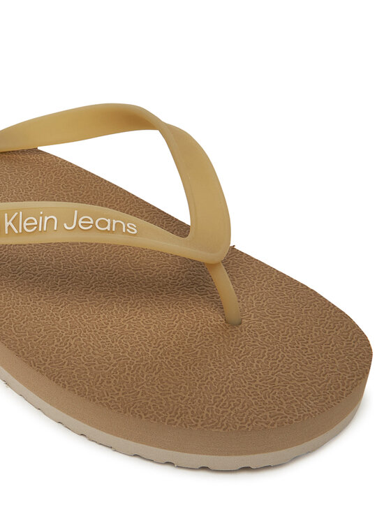 Calvin Klein Jeans Calvin Klein Jeans В'єтнамки Thong+ Tpu YM0YM01265 Бежевий