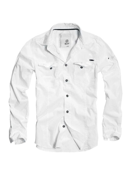 Brandit Brandit Koszula 4005.7.3XL Biały Slim Fit