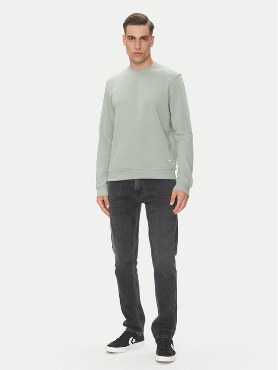INDICODE INDICODE Sweatshirt Fence 50-411 Grün Regular Fit