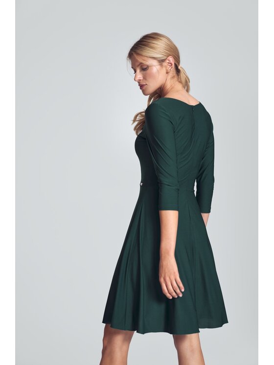 FIGL FIGL Šaty M709 Zelená Regular Fit