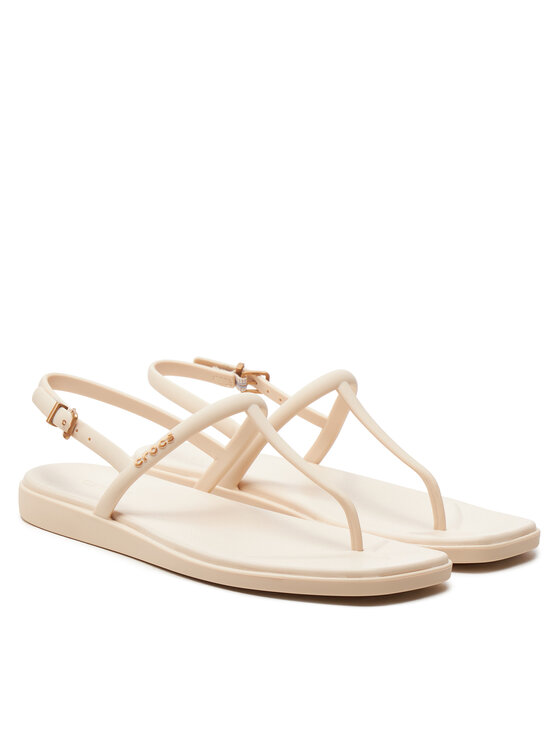 Crocs Crocs Sandały Miami Thong Sandal 209793 Beżowy