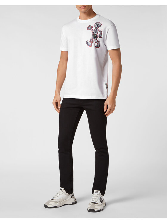 PHILIPP PLEIN PHILIPP PLEIN T-shirt 15299 Bianco Regular Fit