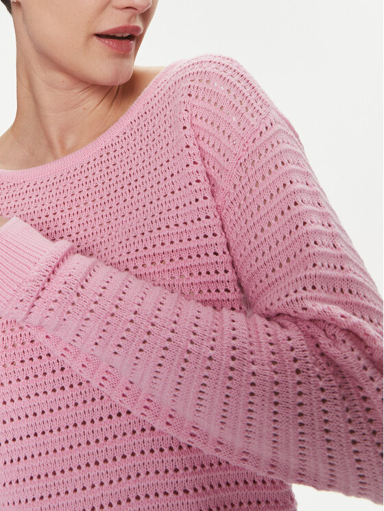Vila Vila Sweater Bellisina 14089578 Rózsaszín Regular Fit