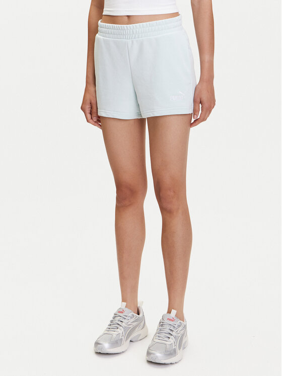 Puma Puma Pantaloni scurți sport No. 1 ESS 4'' 682439 Albastru celest Regular Fit