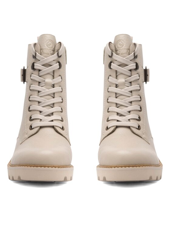 Remonte Remonte Schnürschuhe D0A74-60 Écru