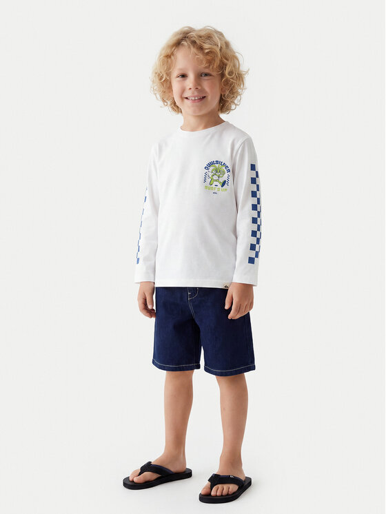Quiksilver Quiksilver T-Shirt Ev Bloomsday EQKZT03572 Weiß Regular Fit