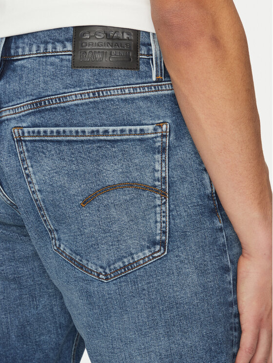 G-Star Raw G-Star Raw Džínsové šortky Mosa D24430-C052 C606 Modrá Regular Fit