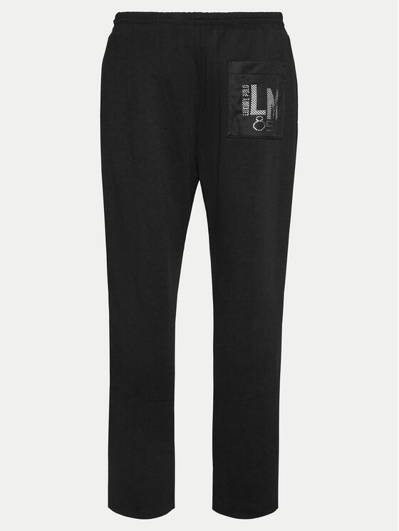 La Martina La Martina Donji dio trenerke YMT018 FP571 Crna Regular Fit