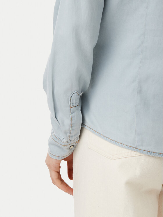 ONLY ONLY džínsová košeľa Alexa 15315185 Modrá Regular Fit