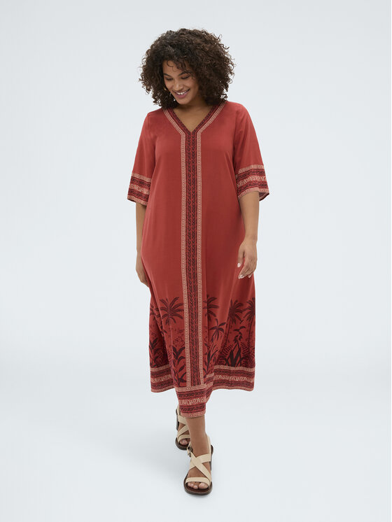 Fiorella Rubino Fiorella Rubino Abito da sera 7087T001772N0Z3 Arancione Regular Fit