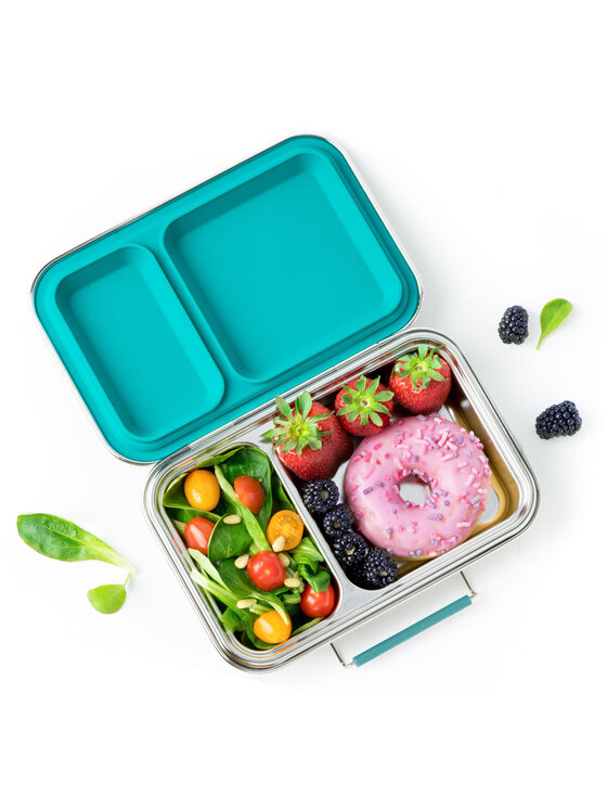 Lekkabox Lekkabox Lunchbox DUO Turkusowy