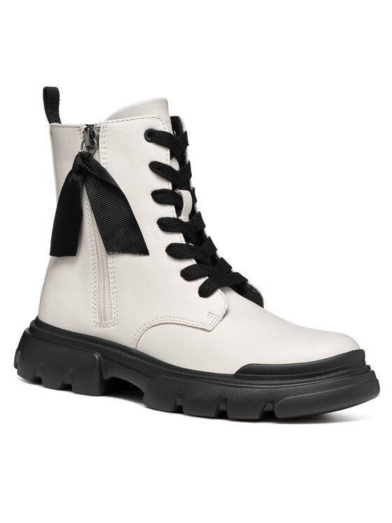 Geox Geox Ботуши J Junette Girl J36HVG 000BC C1M9B M Екрю