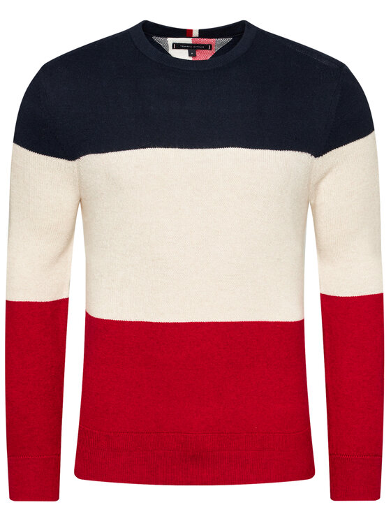Tommy Hilfiger Tommy Hilfiger Pull Color Block MW0MW15455 Multicolore Regular Fit