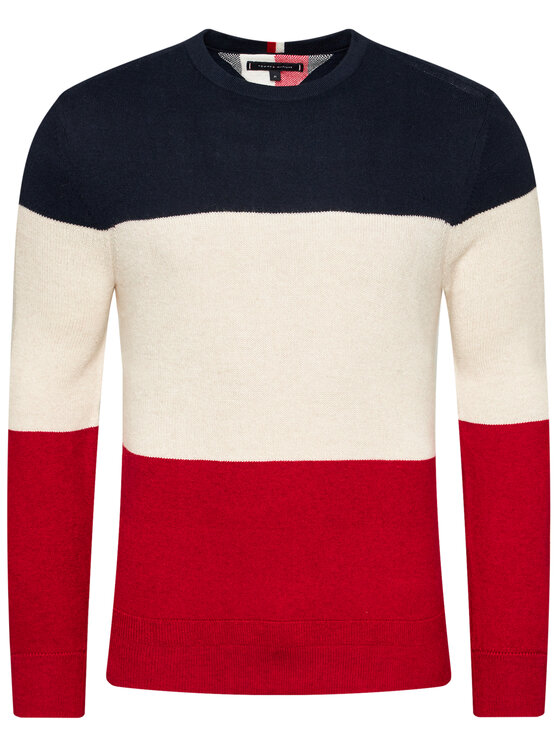 Colour block tommy hilfiger jumper online