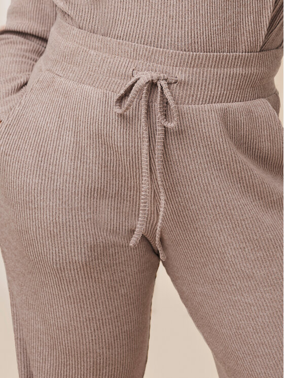 Triumph Triumph Pidžama hlače Thermal MyWear Wide Leg Trousers 10216564 Bež Regular Fit