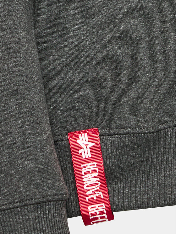 Alpha Industries Alpha Industries Bluza Basic 178302 Szary Regular Fit