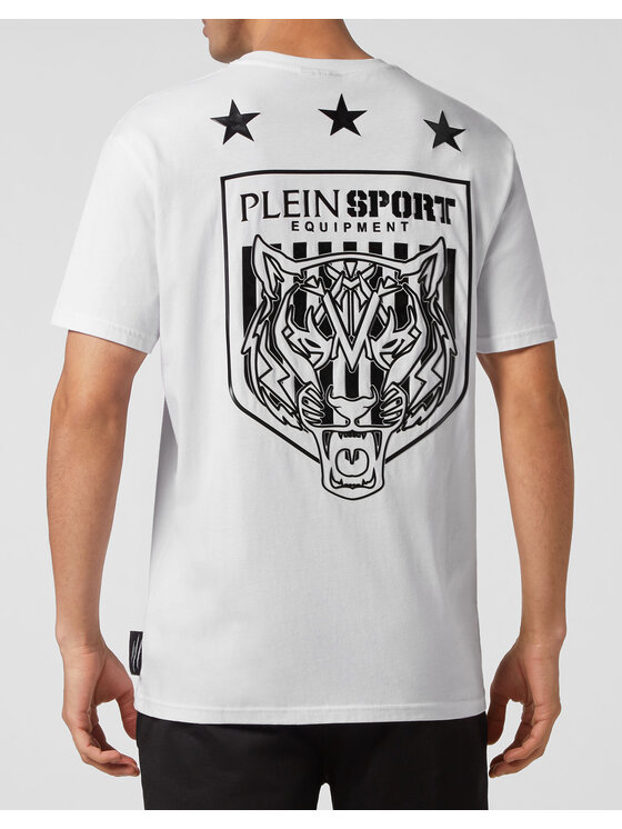 Plein Sport Plein Sport T-Shirt 3373 Biały Regular Fit