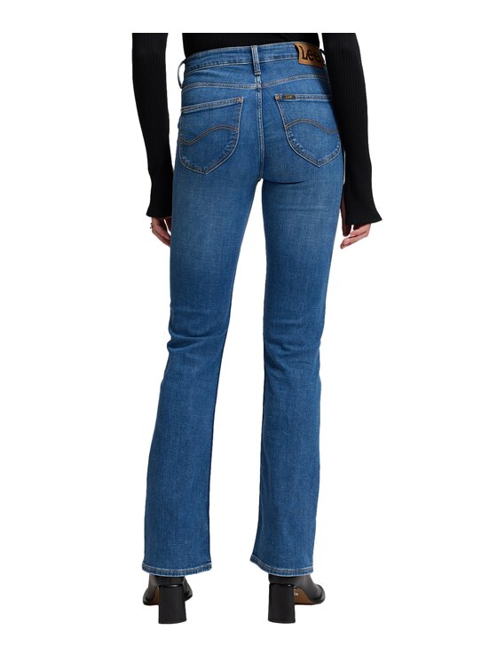Lee Lee Jeansy 112385814 Niebieski Bootcut Fit