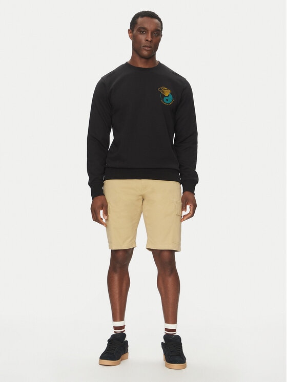 Quiksilver Quiksilver Majica dugih rukava EQYFT05055 Crna Regular Fit