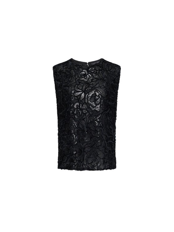 Elena Mirò Elena Mirò Top D017E000020N033 Nero Regular Fit