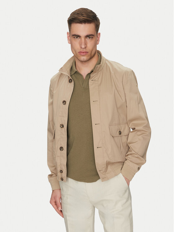 Geox Geox Преходно яке Eolo M5520Q T3219 F5264 Бежов Regular Fit
