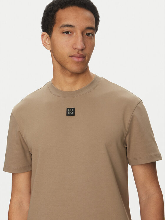 HUGO HUGO T-särk Dalile 50505201 Pruun Regular Fit