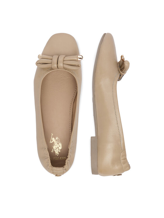 U.S. Polo Assn. U.S. Polo Assn. Ballerinas EO-OXANA001W/6L1 Hellbeige