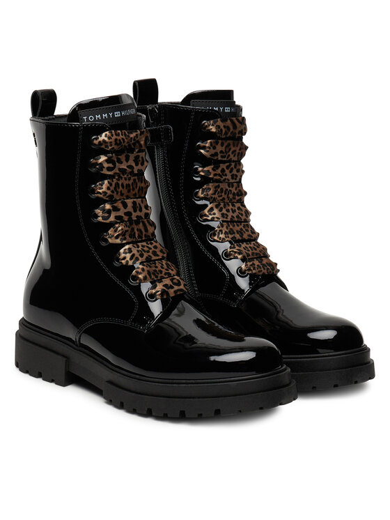 Tommy Hilfiger Tommy Hilfiger Gležnjače T4A5-34026-0775 D Crna