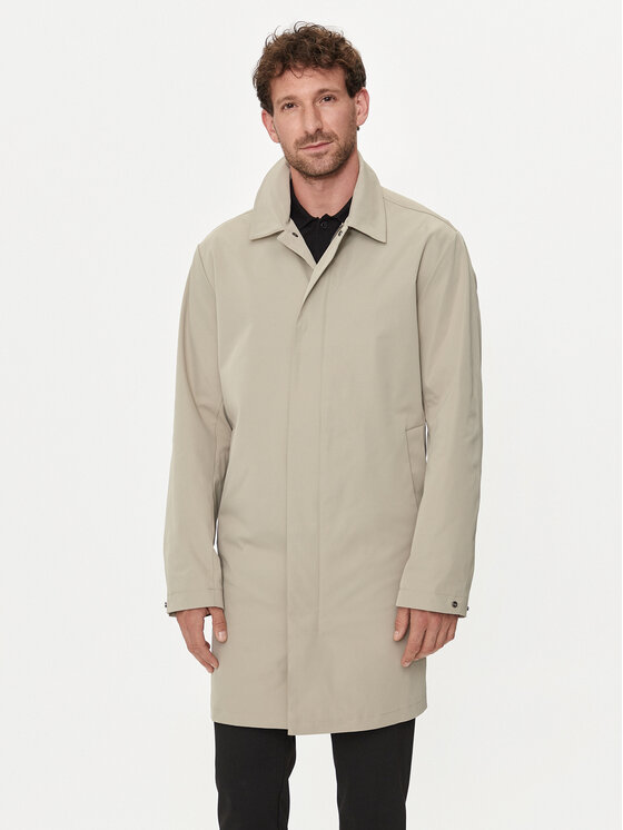 Calvin Klein Calvin Klein Trench Modern Car K10K113007 Beige Regular Fit