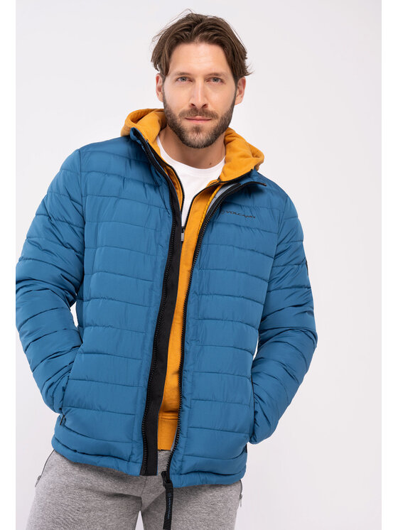 Volcano Volcano Kurtka zimowa J-VIRO Niebieski Regular Fit