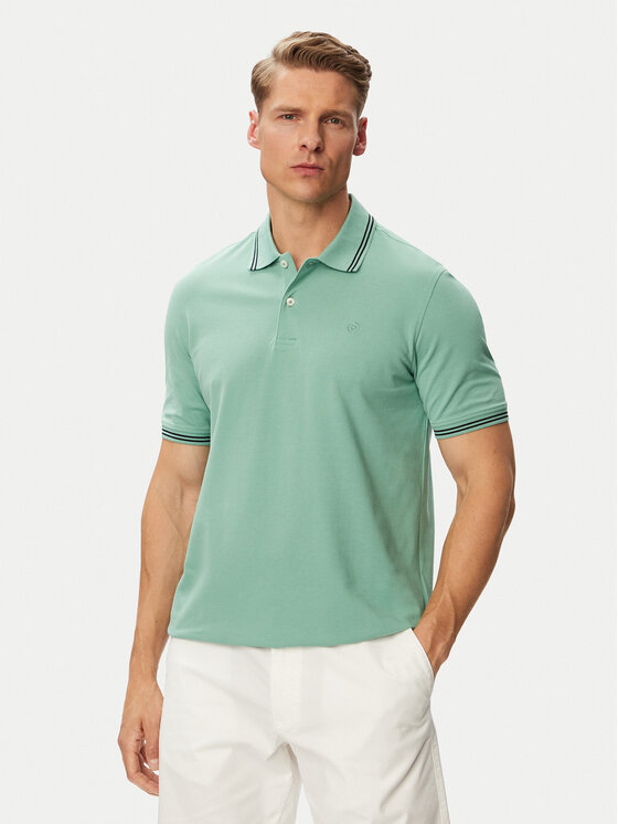 Bugatti Tricou polo 8150-15001E Verde Regular Fit