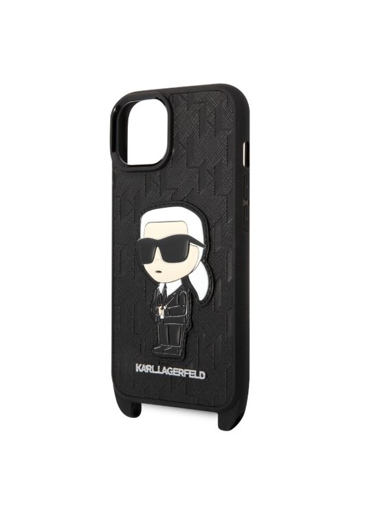 KARL LAGERFELD KARL LAGERFELD Etui na telefon iPhone 14 Plus Czarny