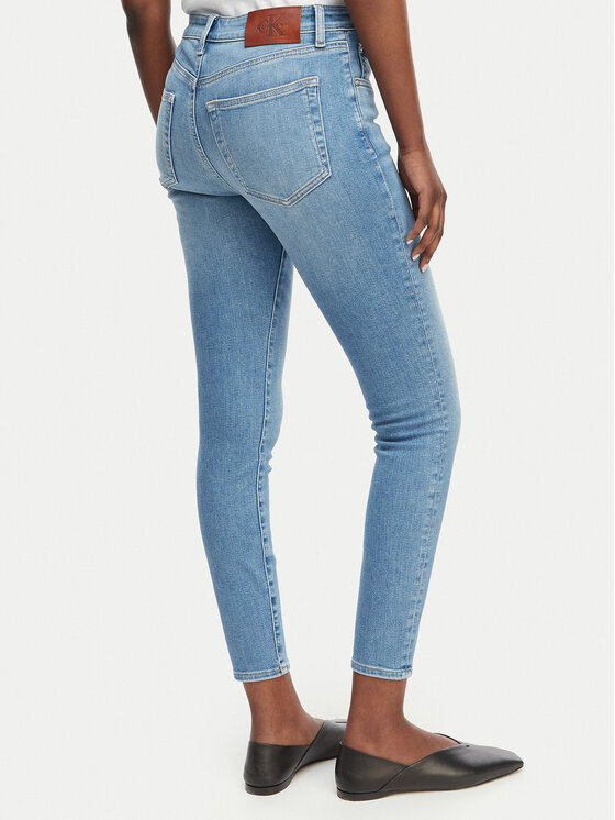 Calvin Klein Jeans Calvin Klein Jeans Jeans hlače LV047F489G Modra Skinny Fit