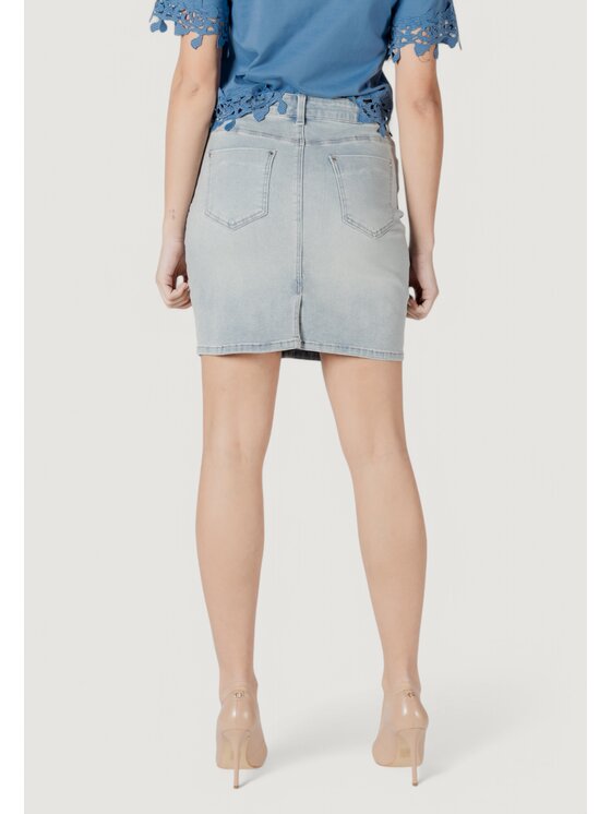 Morgan De Toi Morgan De Toi Minigonna 241-JULIE Blu Casual Fit