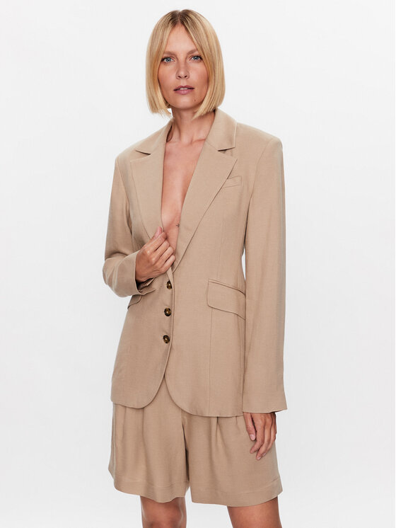 Herskind Herskind Švarkas Louisa 4820840 Smėlio Regular Fit