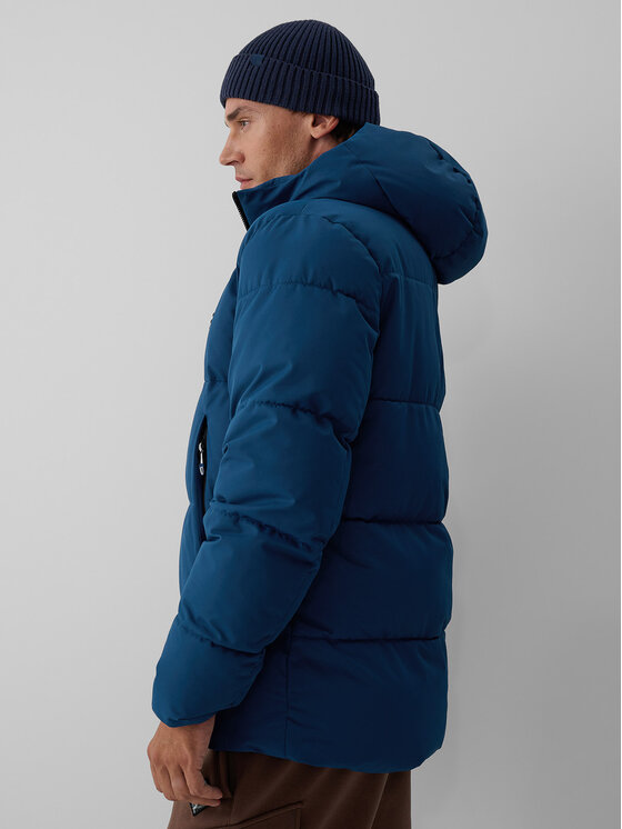 4F 4F Kurtka zimowa URBAN COMMUTER Granatowy Regular Fit