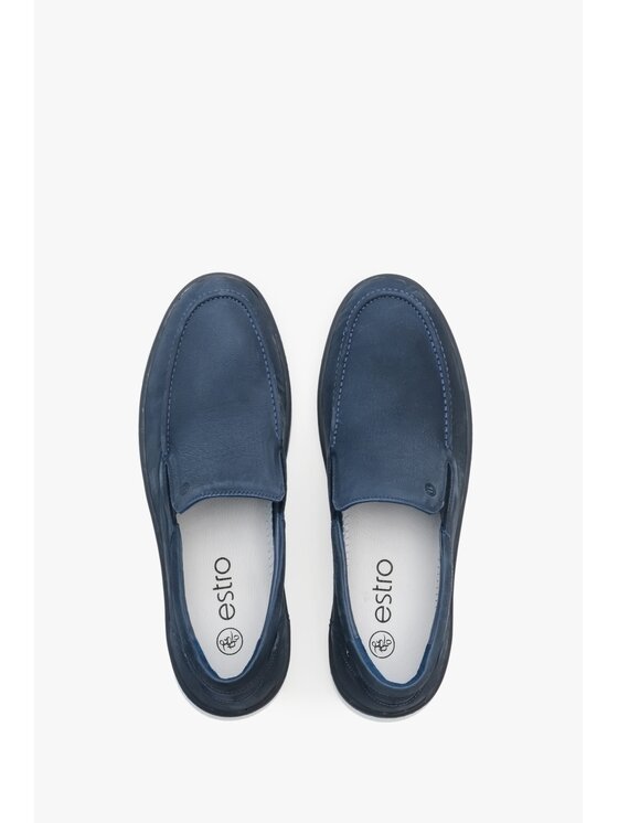 Estro Estro Mocassini ER00112858 Blu scuro