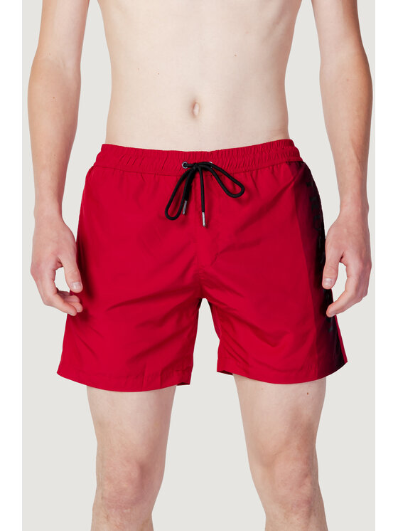 Trussardi Trussardi Μαγιό LOGO LATERALE Κόκκινο