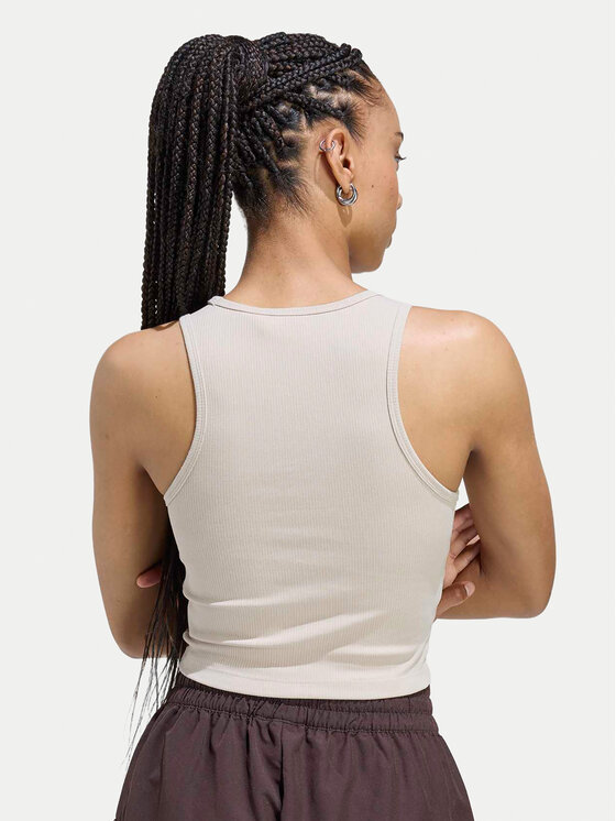 adidas adidas Top Essentials KD3822 Bež Slim Fit