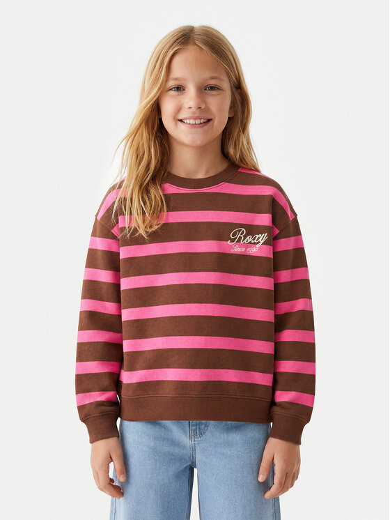Roxy Roxy Mikina Little Things ERGFT04023 Barevná Relaxed Fit