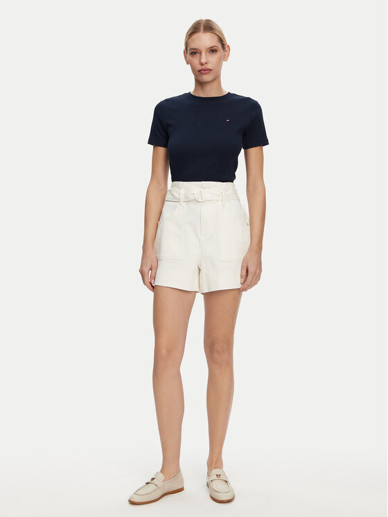 Tommy Hilfiger Tommy Hilfiger Тишърт New Cody WW0WW40587 Тъмносин Regular Fit