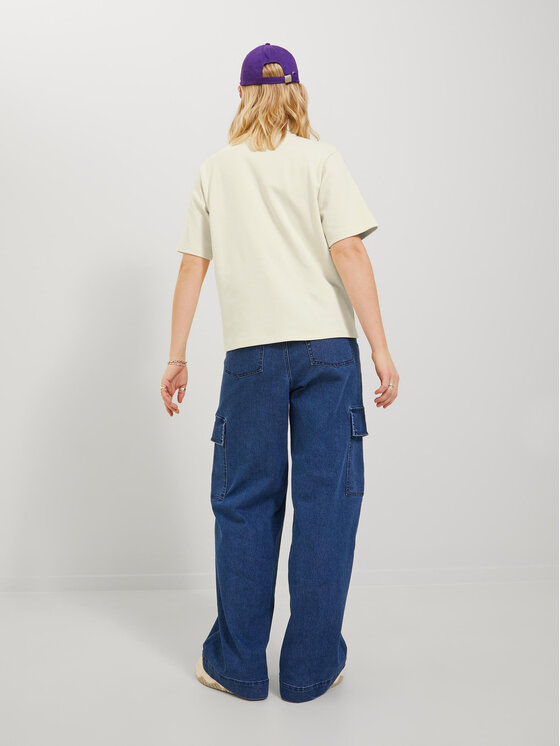 JJXX JJXX Majica 12241203 Écru Loose Fit