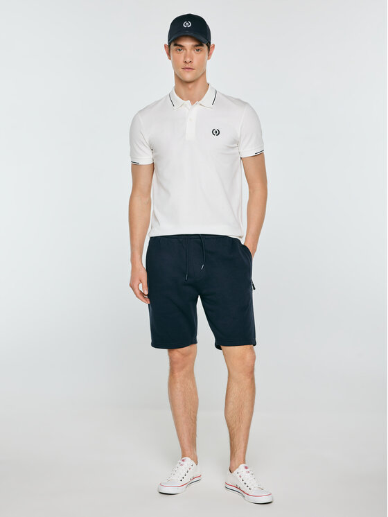 BIG STAR BIG STAR Szorty sportowe LUISS Granatowy Basic Fit