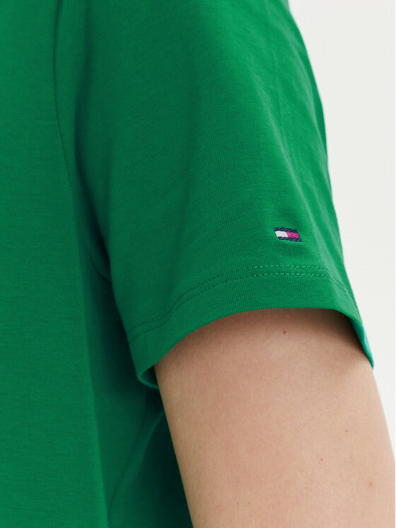 Tommy Hilfiger Tommy Hilfiger Marškinėliai 1985 WW0WW37877 Žalia Regular Fit