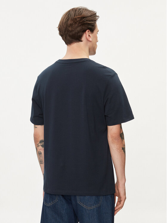 Pepe Jeans Pepe Jeans T-Shirt Claude PM509390 Tmavomodrá Regular Fit