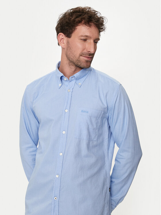 BOSS Boss Cămașă S-Roan-Bd-E-1P-C-242 50515142 Albastru celest Slim Fit