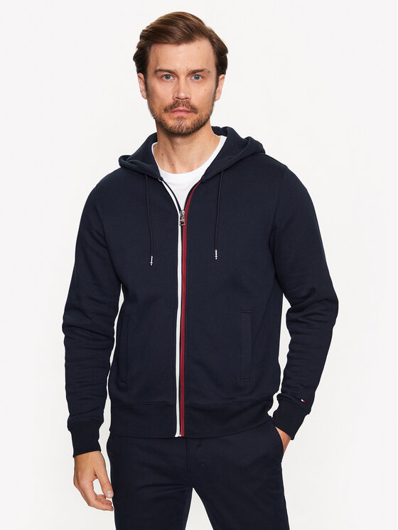 Tommy Hilfiger Mikina MW0MW31507 Tmavomodrá Regular Fit | Modivo.cz