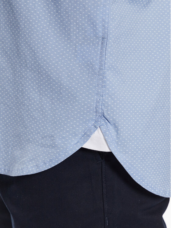 Tommy Hilfiger Tommy Hilfiger Camicia Natural Soft Mini Print MW0MW30689 Blu Slim Fit